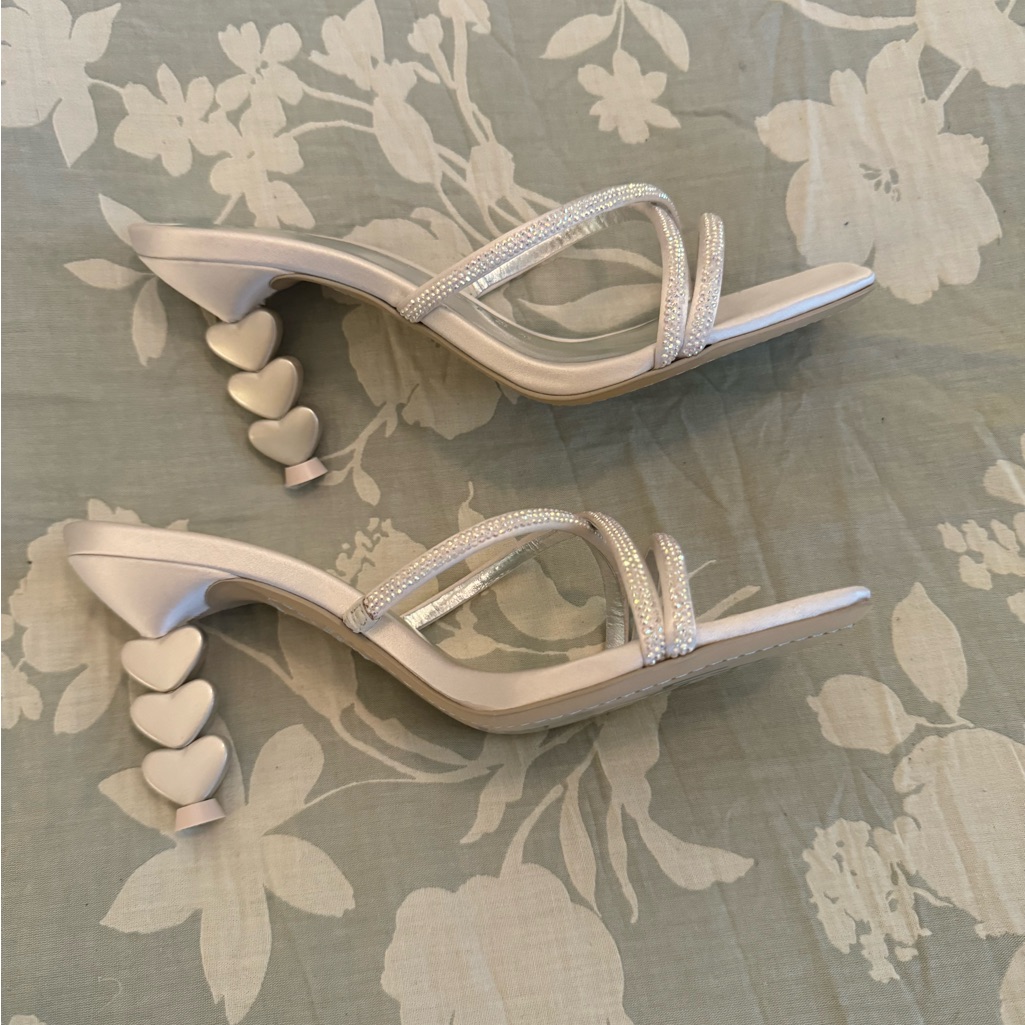 Sophia Webster Aphrodite Mid Mule 85mm Heart Heels Size 38